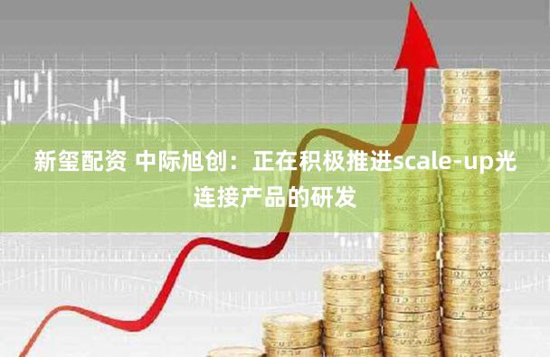 新玺配资 中际旭创：正在积极推进scale-up光连接产品的研发