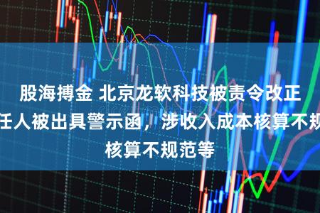 股海搏金 北京龙软科技被责令改正，责任人被出具警示函，涉收入成本核算不规范等