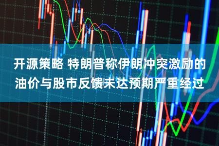 开源策略 特朗普称伊朗冲突激励的油价与股市反馈未达预期严重经过