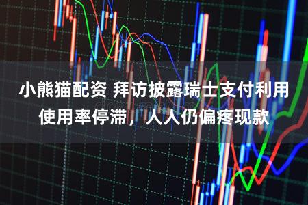 小熊猫配资 拜访披露瑞士支付利用使用率停滞,人人仍偏疼现款