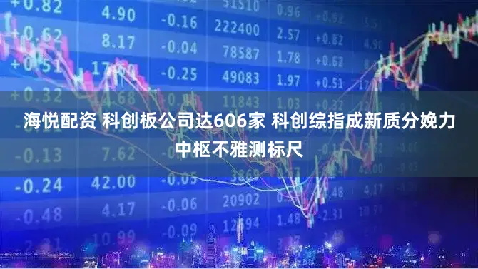 海悦配资 科创板公司达606家 科创综指成新质分娩力中枢不雅测标尺