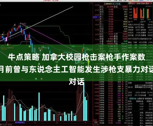 牛点策略 加拿大校园枪击案枪手作案数月前曾与东说念主工智能发生涉枪支暴力对话